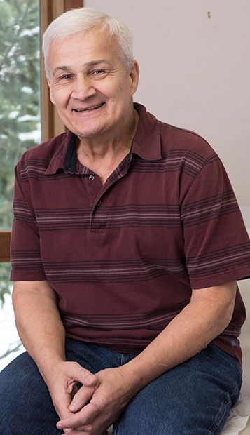 Jack Durr, 72, of Vernon, receives much of his cancer treatment at the Upstate Cancer Center's Oneida office. He underwent a stem cell transplant at the main Cancer Center site in Syracuse. (PHOTOS BY SUSAN KAHN)