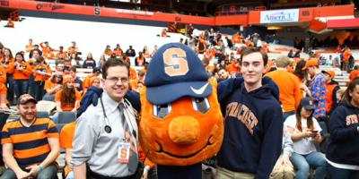 Syracuse University student died at a Carrier Dome basketball game - and lived to tell about it