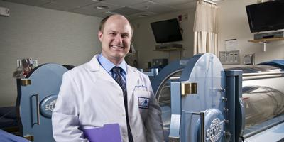 Treatment you inhale: pure oxygen