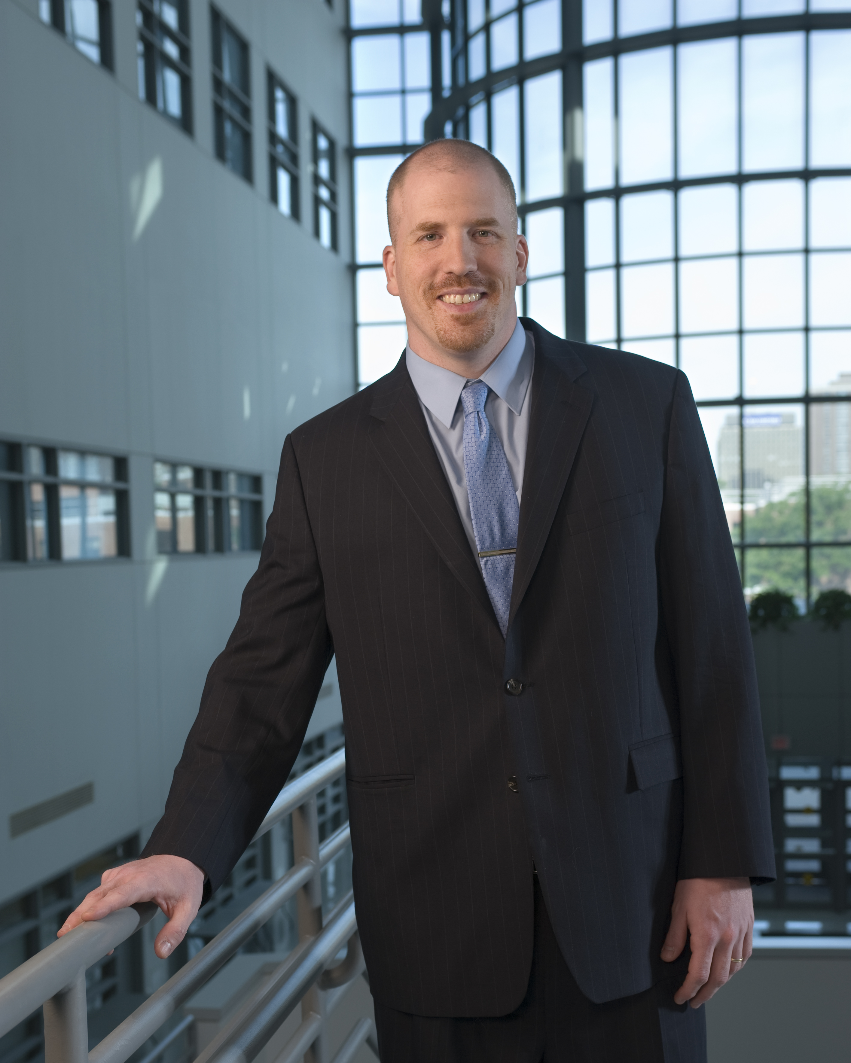 Dominic Carone, PhD, at Upstate's Institute for Human Performance, where the Neuropsychology Assessment Program is located. (PHOTO BY SUSAN KAHN)
