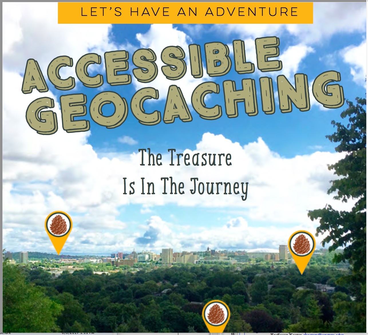 Geocaching booklet