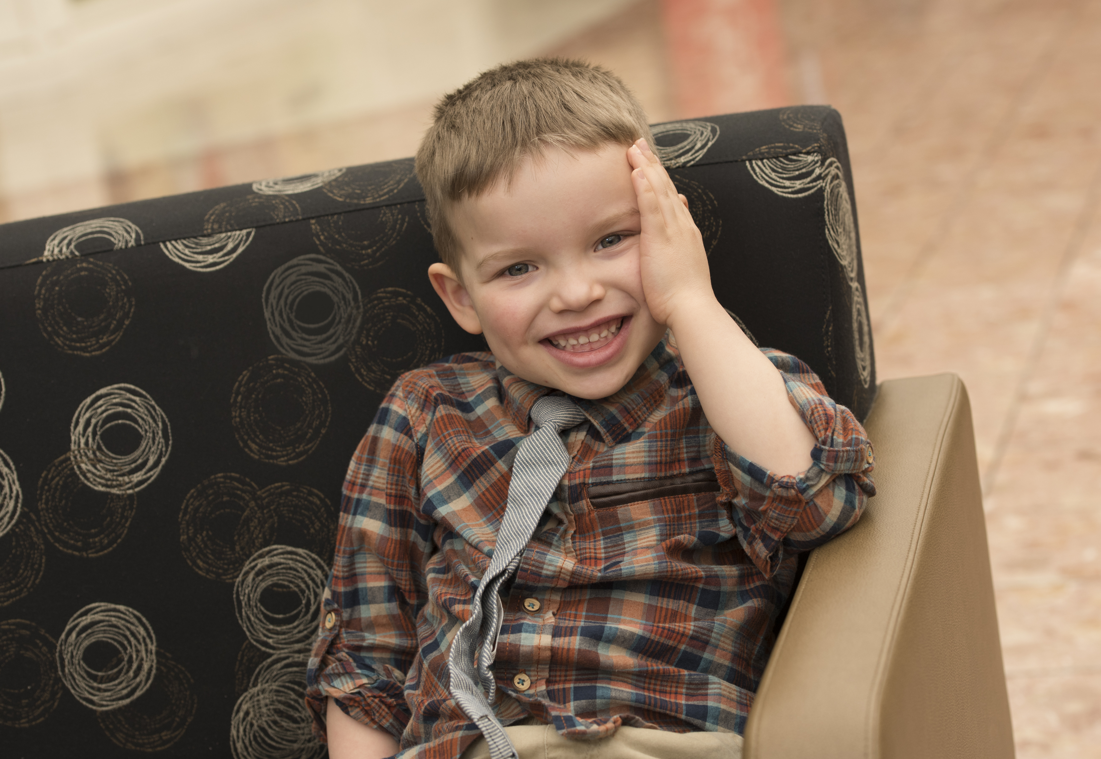 Ezekiel Sanford, 5, must eat a carefully monitored diet to avoid complications from phenylketonuria. (PHOTOS BY SUSAN KAHN)