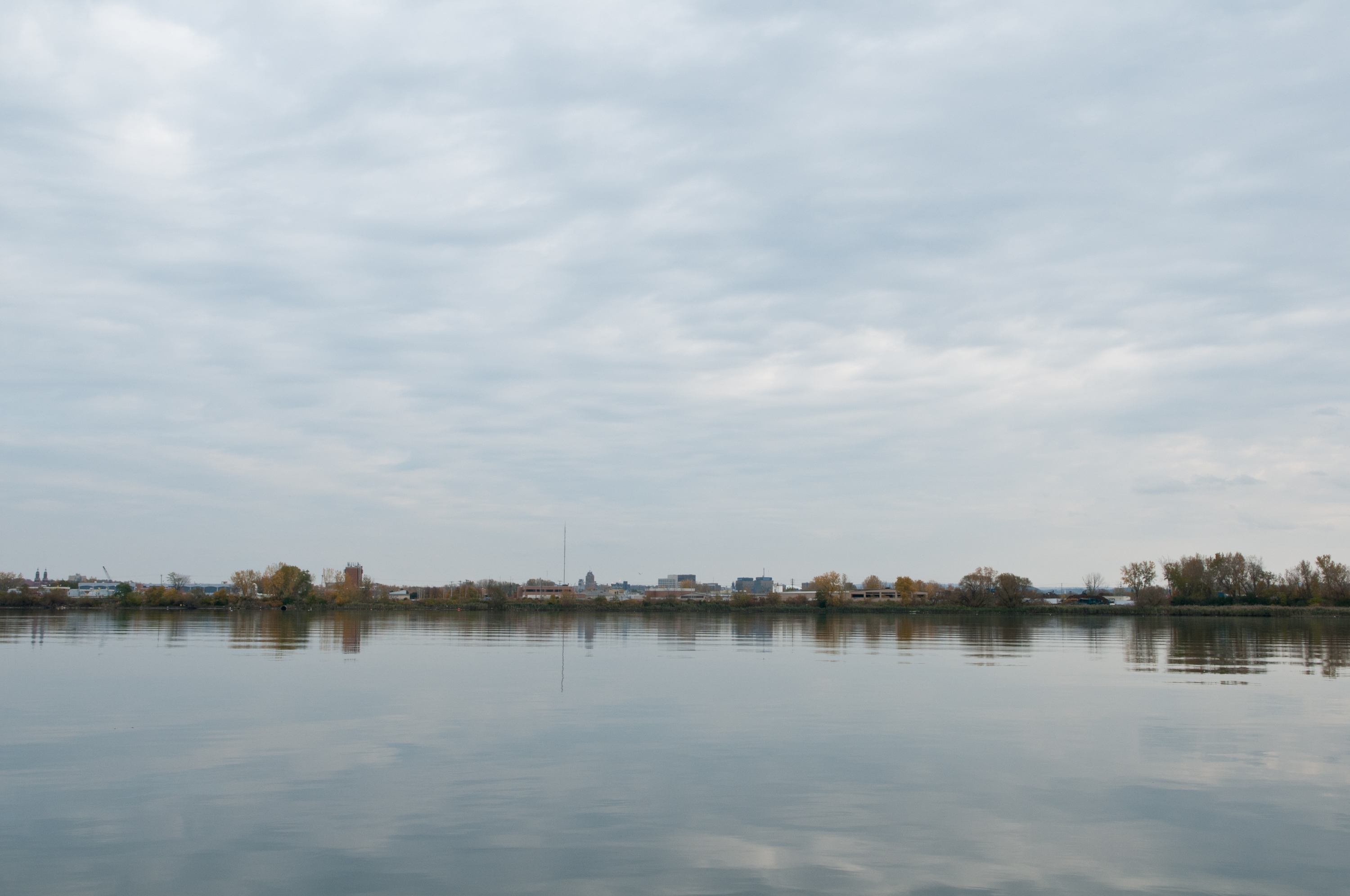 Chemical compounds found in mud near Onondaga Lake's southern end, above, likely came from the former Allied Corp., which dumped wastes in or near the lake for years. The compounds, related to the banned pesticide DDT, are extremely toxic at low levels and would like accumulate in the lake's fish, making them dangerous to eat, researchers say. (PHOTO BY WILSON SUMMER/NEWYORKPHOTOGRAPHY.US)