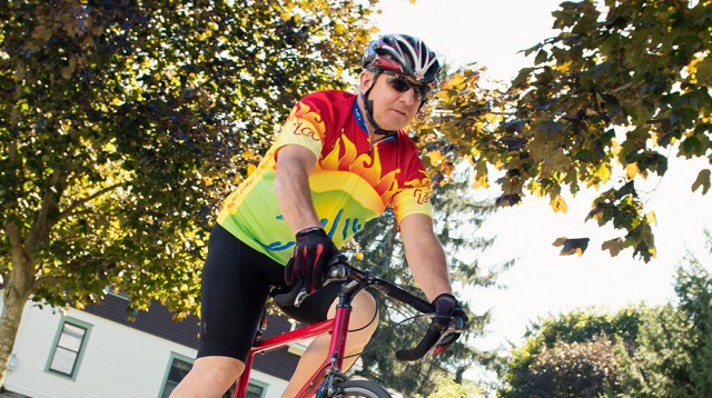 Riding again: He bicycles despite kidney transplant, cancer diagnosis | What's Up at Upstate | SUNY Upstate Medical University Riding again: He bicycles despite kidney transplant, cancer diagnosis | What's Up at Upstate | SUNY Upstate Medical University
