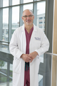 Jeffrey Bogart, MD, Upstate chair of radiation oncology. (PHOTO BY SUSAN KAHN)