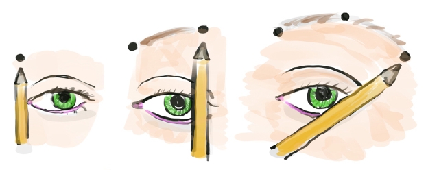 drawing eyebrows