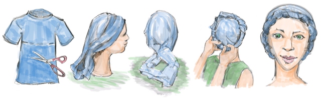 Creating a turban