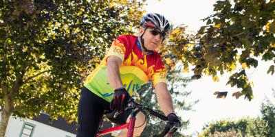 Riding again: He bicycles despite kidney transplant, cancer diagnosis