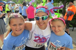 Jillian Tandle, Samantha Prayne and Eden Prayner came from Seneca Falls to take part in the event. (photo by Susan Keeter)