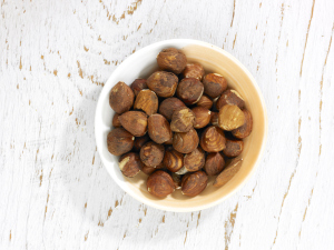 bowl of hazelnuts
