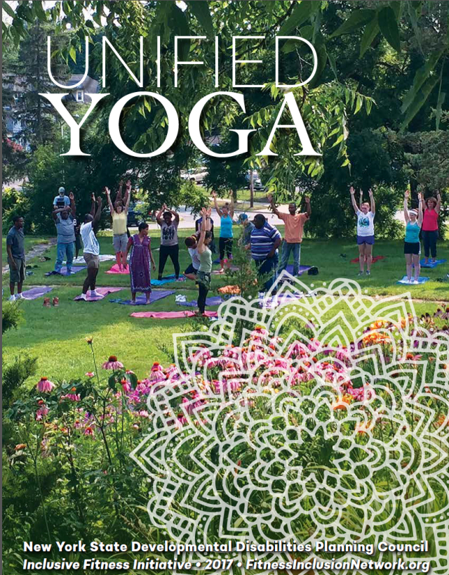 The downloadable booklet on yoga for people with a range of developmental disabilities.