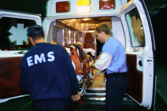 While waiting for an ambulance to arrive, be sure the patient keeps breathing and make a list of his or her medications for the medical personnel.