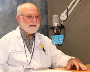 Genetic home testing cannot tell you that you will develop a particular disease but can identify factors that tell you that your risk is higher than that of the general population, says Robert Roger Lebel, MD, director of medical genetics at Upstate. (photo by Jim Howe)