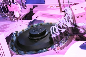 One of the machines that analyzes blood at the Core Laboratory