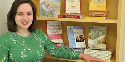 Ask her for help: Cancer Center librarian enjoys finding answers for patients, the public