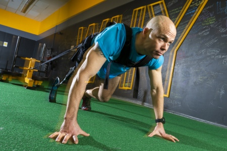 Kosick’s workouts include swimming, running, an obstacle course and strength training. (photo by Robert Mescavage)