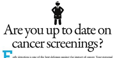 A quick guide for when you need a cancer screening