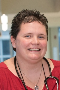 Andrea Dvorak, MD, oversees Heckel’s care at Upstate.