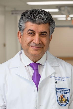 Mark Laftavi, MD, interim chief of transplant services and director of the pancreas transplant program at Upstate. (photo by Robert Mescavage)