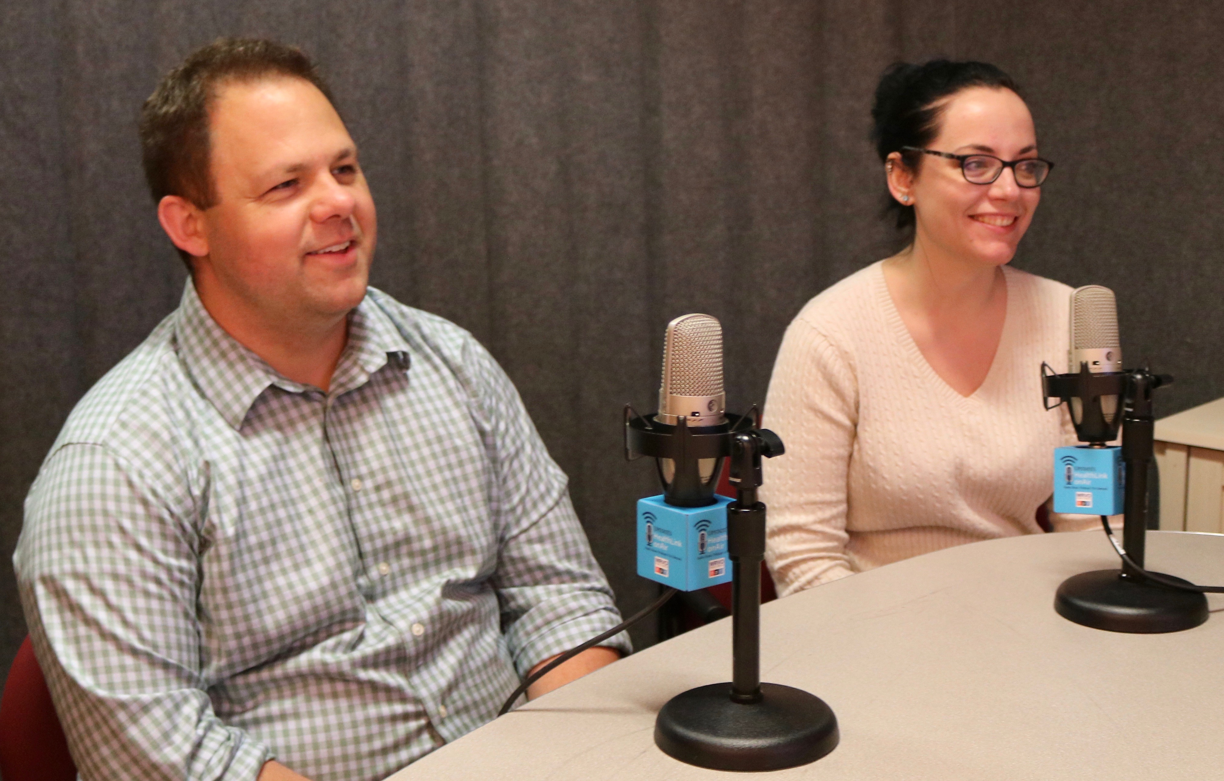 David Larsen, PhD, and Brittany Kmush, PhD, are both epidemiologists at Syracuse University and are affiliate faculty members at Upstate as well.