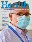 Upstate Health magazine cover for spring 2020, special coronavirus edition