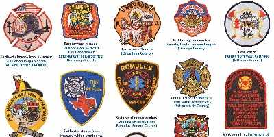 A patch collection grows in the burn center