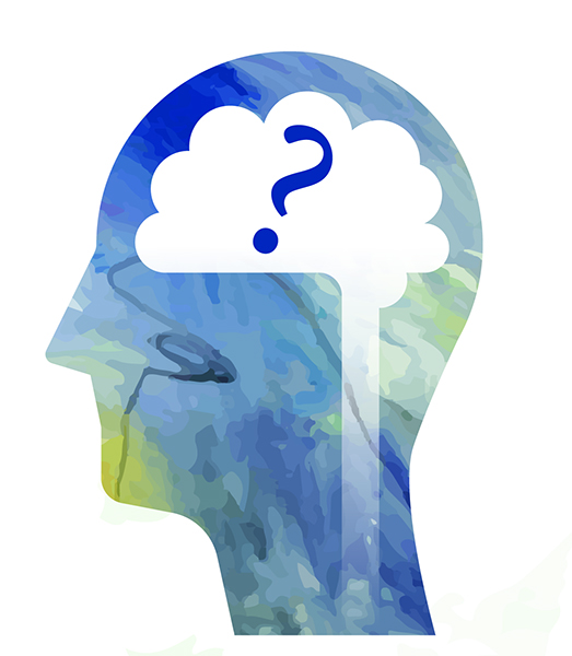 image of head with question mark
