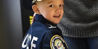 Officer Rosie: Preschooler undergoes treatment for rare cancer