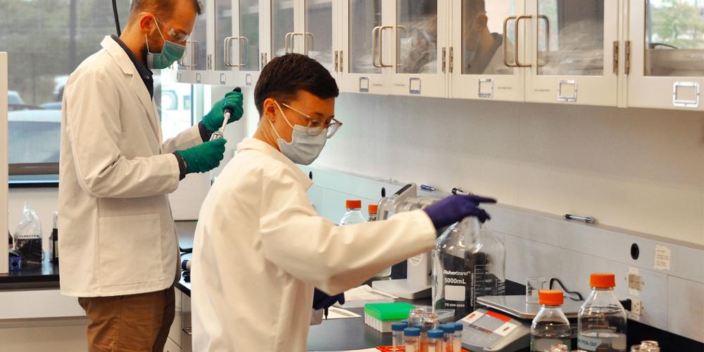 With the addition of five testing machines from SUNY, Upstate has enhanced its lab capacity to perform rapid tests for COVID-19. (photo by Richard Whelsky)