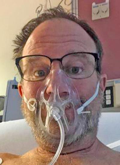 Greg Jenkins of Rome battled for his life with a collapsed lung after testing positive for the coronavirus. Greg and his wife, Joanna, implore people to take the virus seriously. (provided photo)