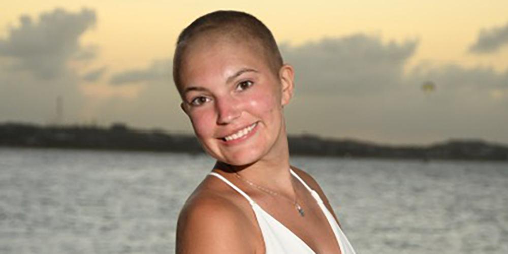 Katrina Hutz, who has a rare form of leukemia, receives infusions of donated red blood cells and platelets to make up for losses from chemotherapy. (provided photo)