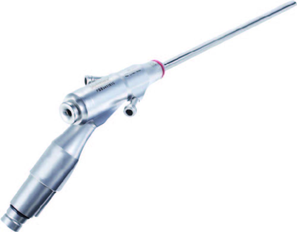 The endoscope device that provides images from inside the patient to the computer screen in the photo below.